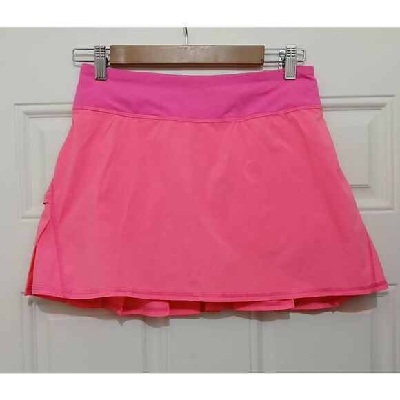 Lululemon womens size 4Tall pace setter barbie pink tennis skirt - Picture 7 of 8